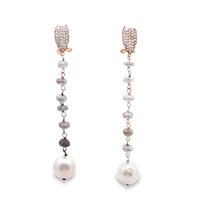 Orecchini Cianfrone Gioielli Donna in Argento Perla CRISOR005 - CRISOR005